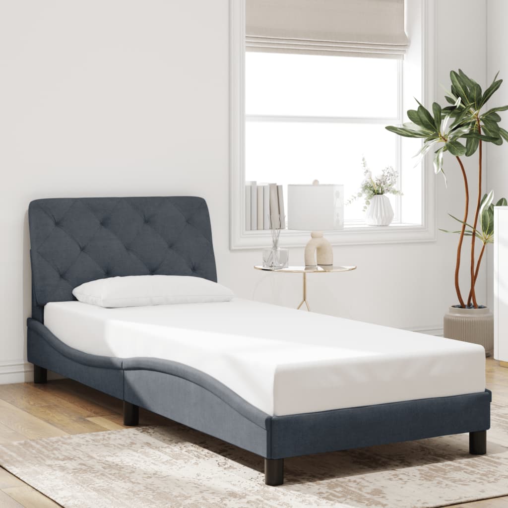 Estructura De Cama Sin Colchón Terciopelo