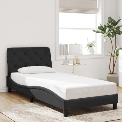 Estructura De Cama Sin Colchón Terciopelo
