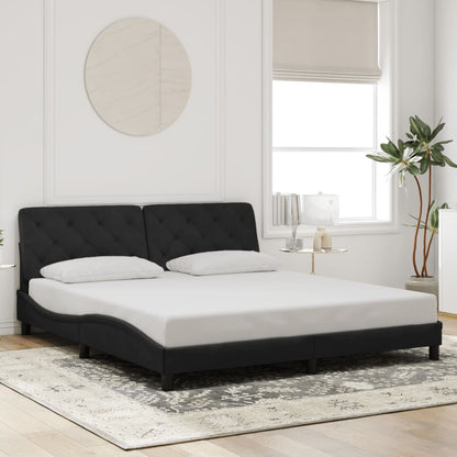 Estructura De Cama Sin Colchón Terciopelo