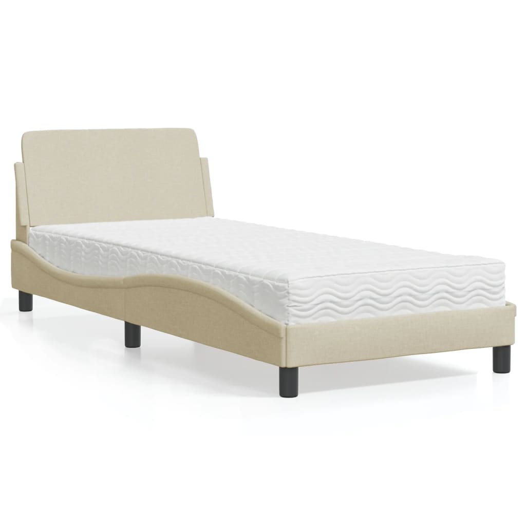Cama Con Colchón Dover Tela