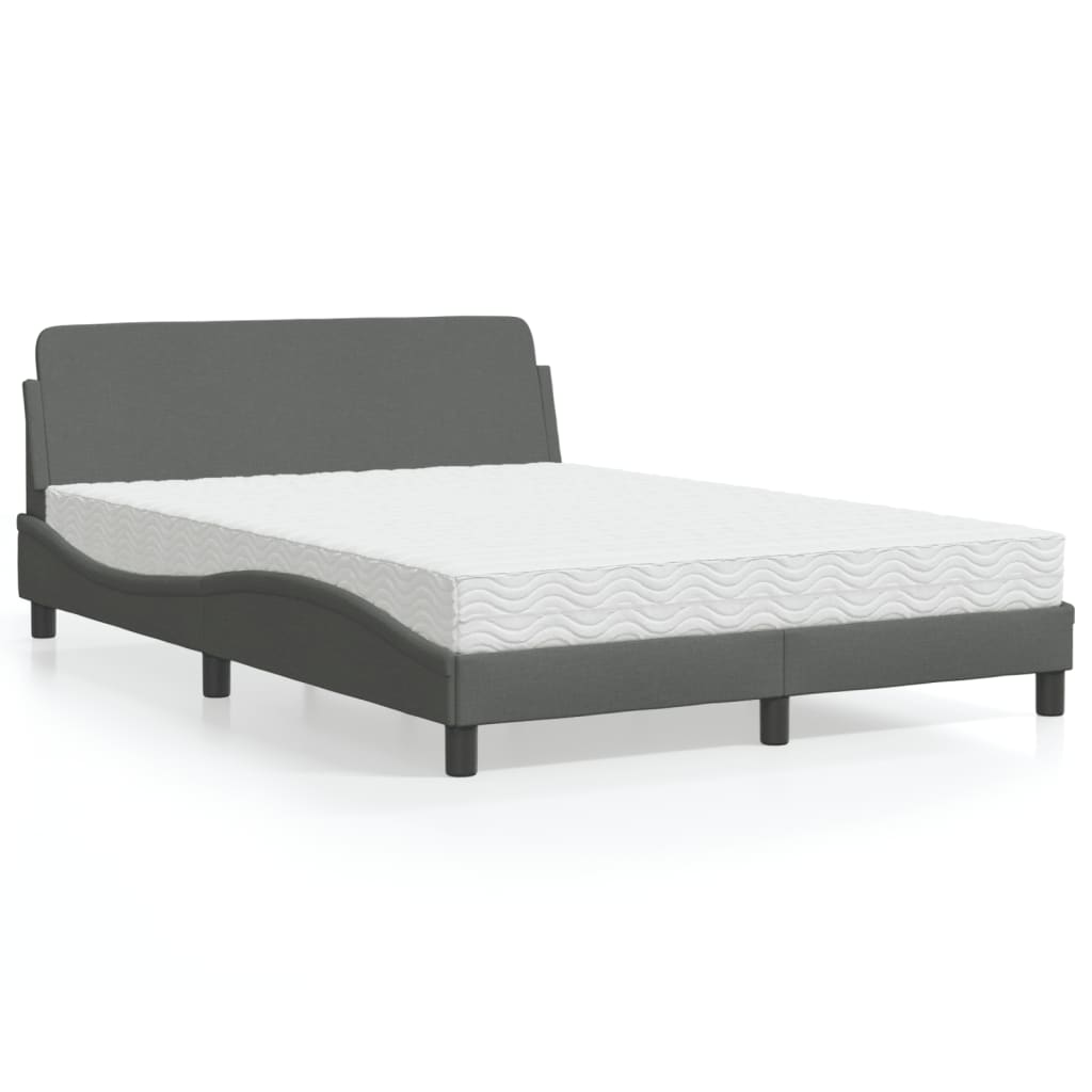 Cama Con Colchón Dover Tela