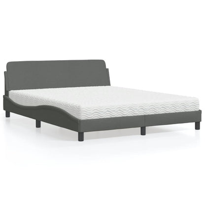 Cama Con Colchón Dover Tela