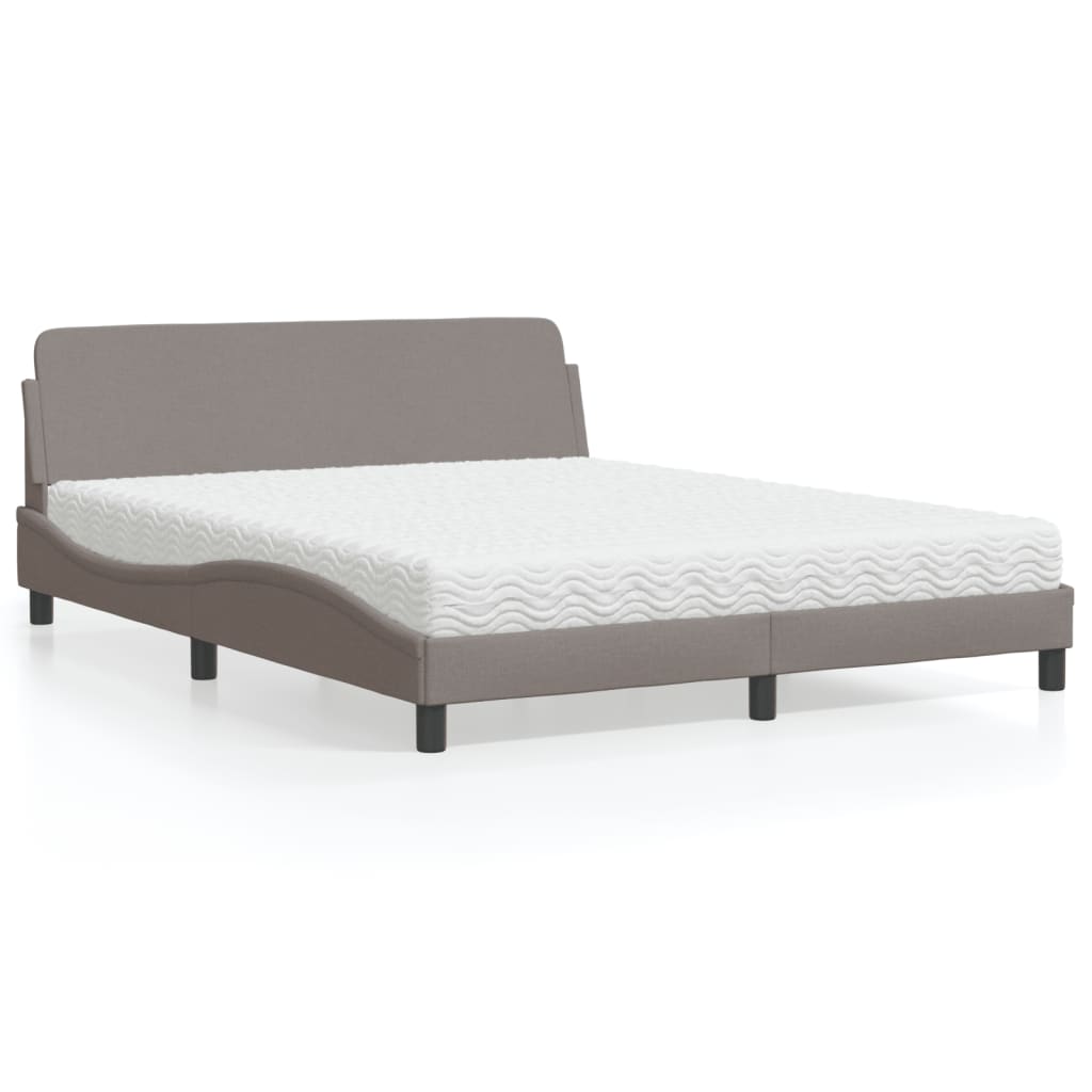 Cama Con Colchón Dover Tela
