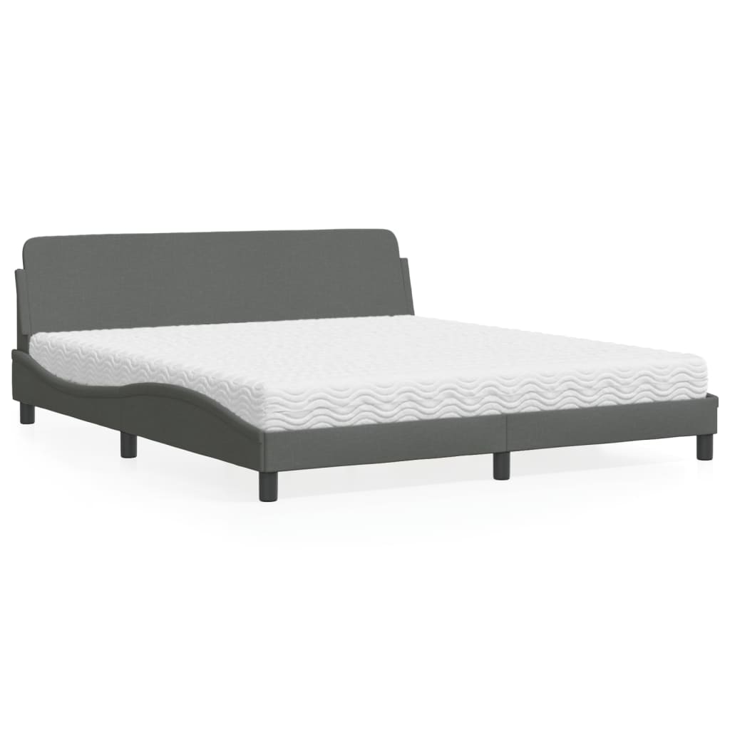 Cama Con Colchón Dover Tela