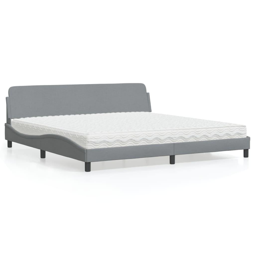 Cama Con Colchón Dover Tela