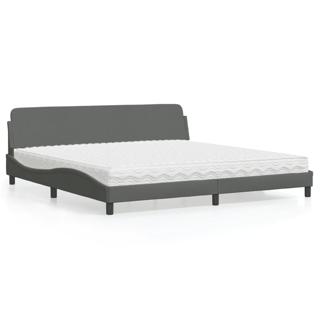 Cama Con Colchón Dover Tela