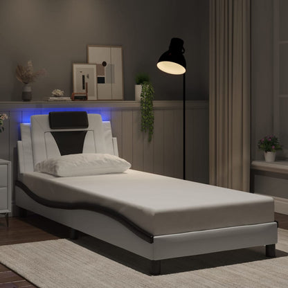 Estructura De Cama Viana Con Led Sin Colchón