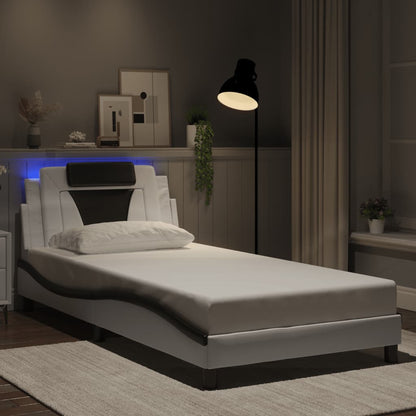 Estructura De Cama Viana Con Led Sin Colchón