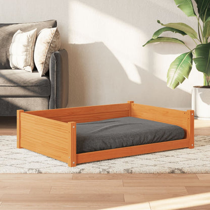 Cama Para Perros Madera De Pino 105,5X75,5X28 Cm