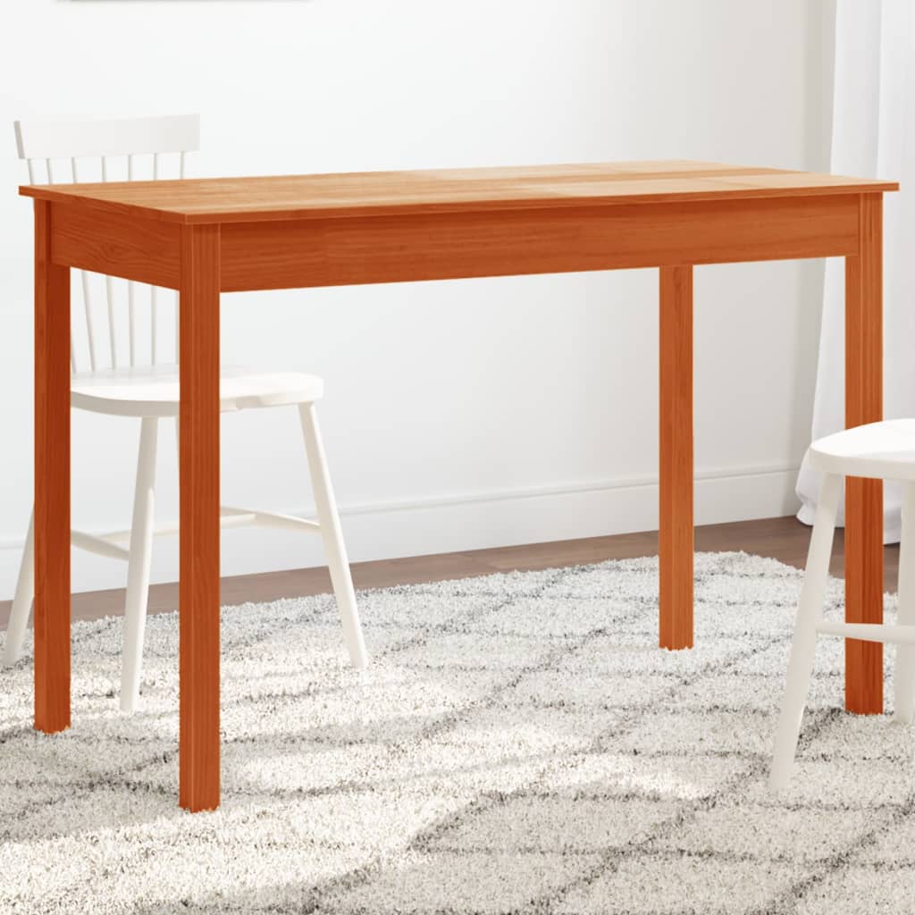 Mesa De Comedor Madera Maciza De Pino 110X55X75 Cm