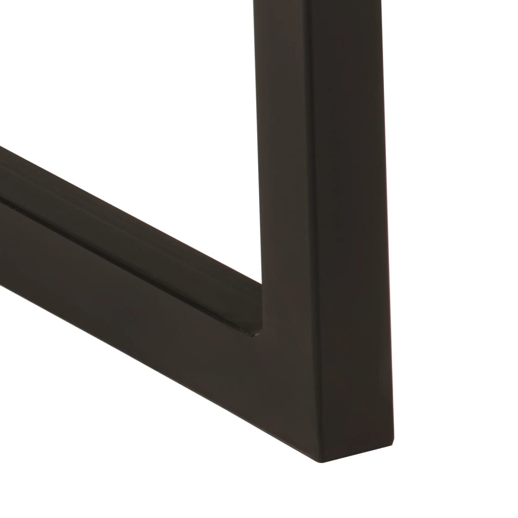 Banco Con Borde Natural De Madera De Acacia Maciza 105 Cm
