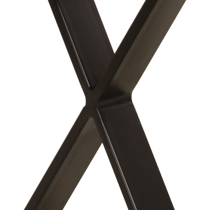 Banco Con Borde Natural De Madera De Mango Maciza 105 Cm