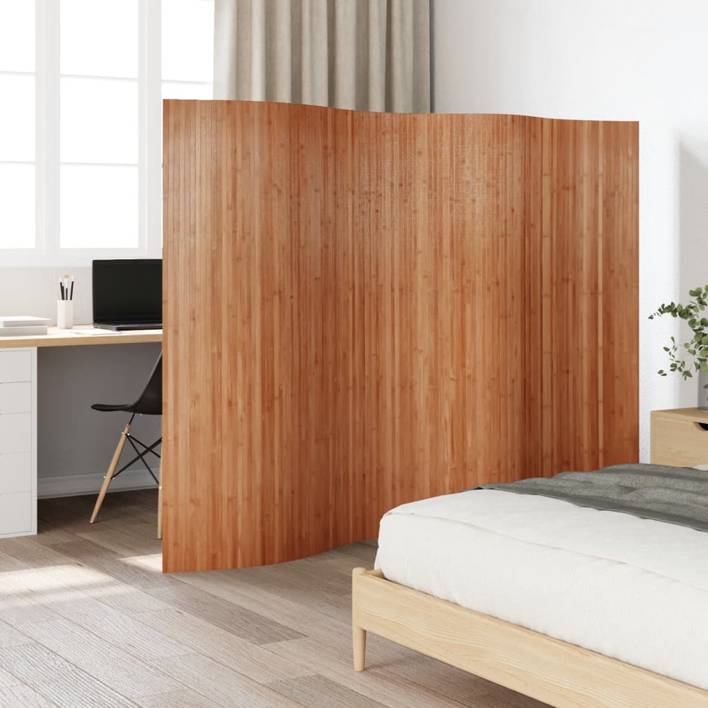 Biombo Divisor De Bambú Ancho Alto 165 Cm