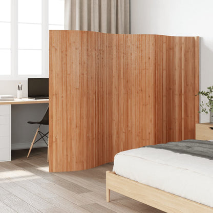 Biombo Divisor De Bambú Ancho Alto 165 Cm