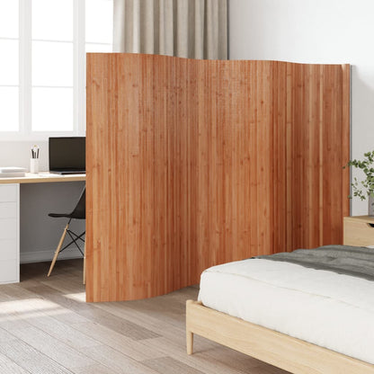 Biombo Divisor De Bambú Ancho Alto 165 Cm