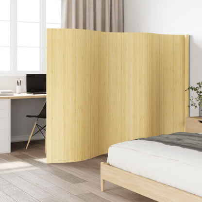 Biombo Divisor De Bambú Ancho Alto 165 Cm