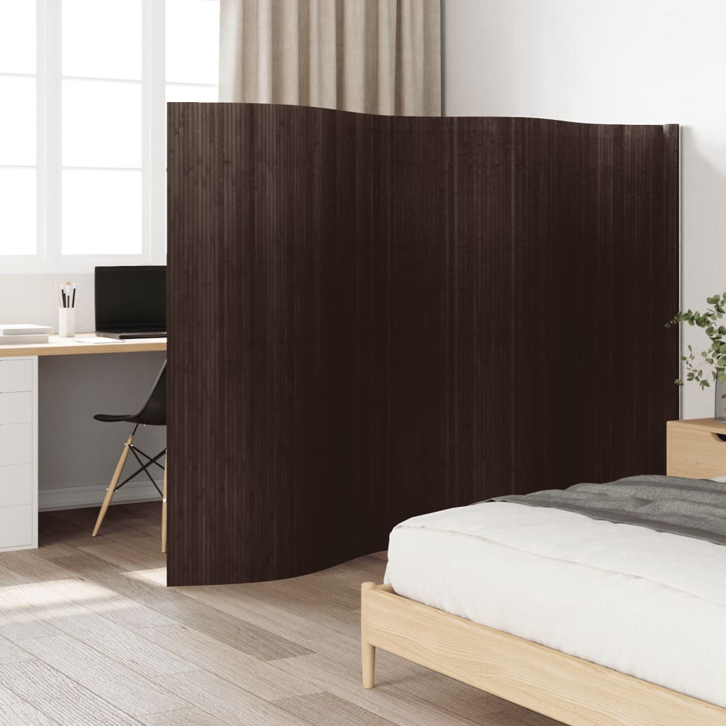 Biombo Divisor De Bambú Ancho Alto 165 Cm