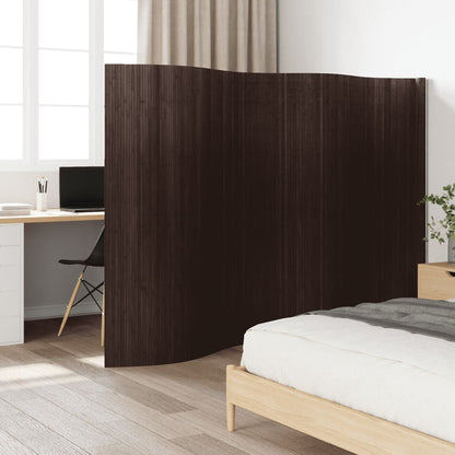 Biombo Divisor De Bambú Ancho Alto 165 Cm