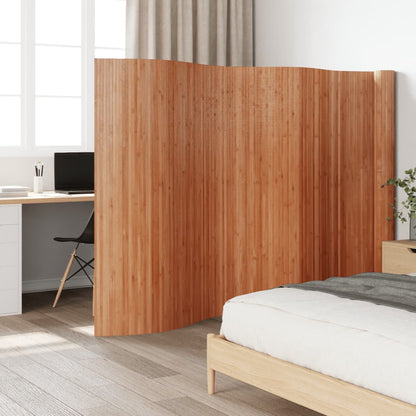 Biombo Divisor De Bambú Ancho Alto 165 Cm