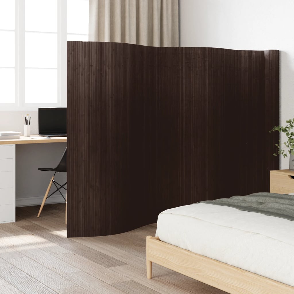 Biombo Divisor De Bambú Ancho Alto 165 Cm