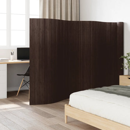 Biombo Divisor De Bambú Ancho Alto 165 Cm