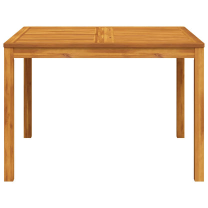 Mesa De Comedor De Jardín Madera Maciza De Acacia