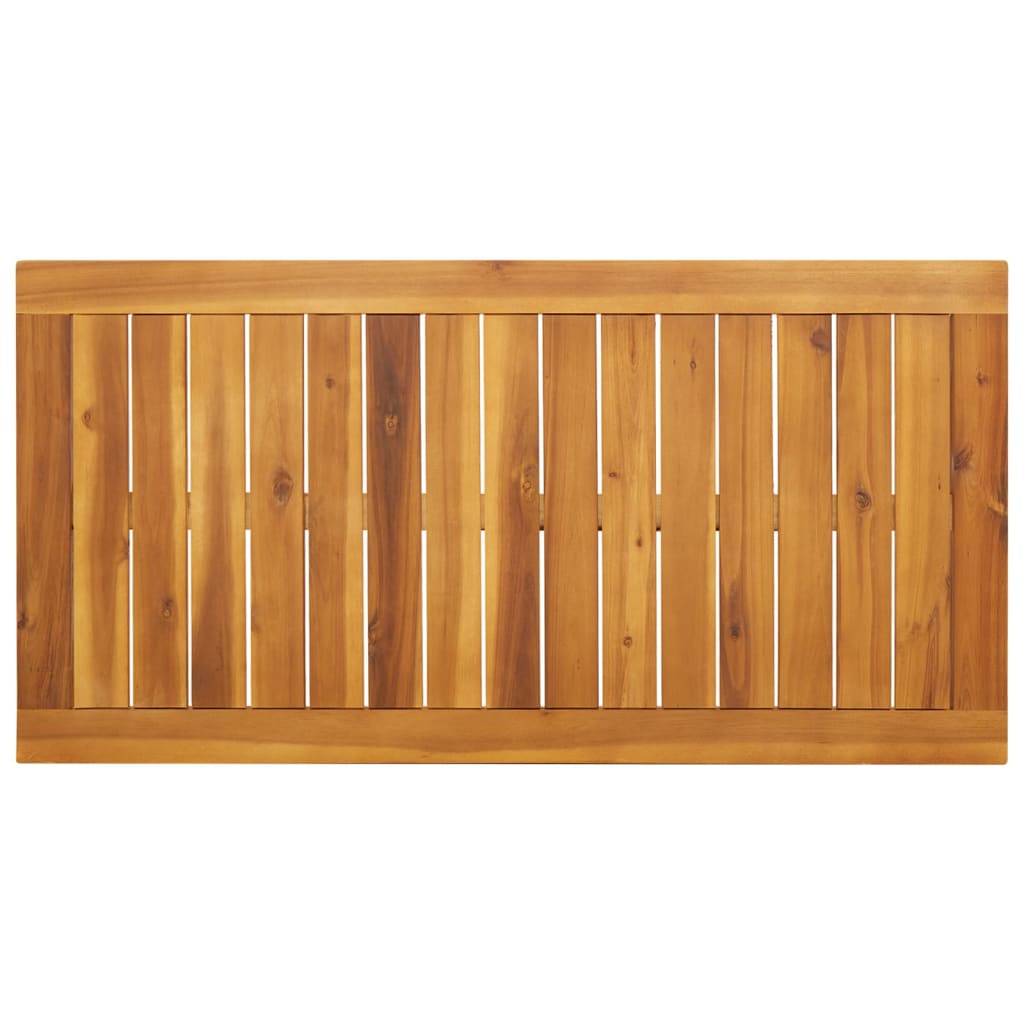 Mesa De Comedor De Jardín Madera Maciza De Acacia 110X56X75 Cm