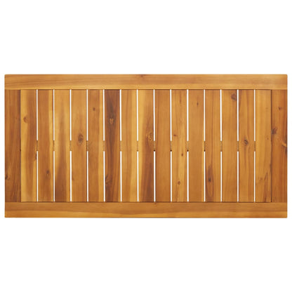 Mesa De Comedor De Jardín Madera Maciza De Acacia 110X56X75 Cm