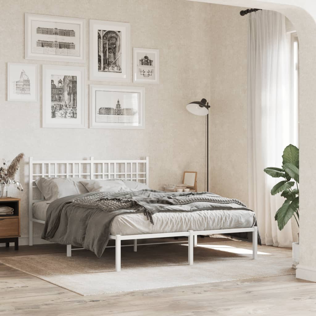 Estructura Cama Sin Colchón Con Estribo Metal