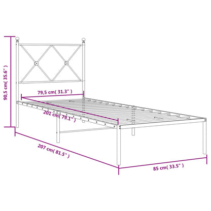 Estructura Cama Sin Colchón Metal