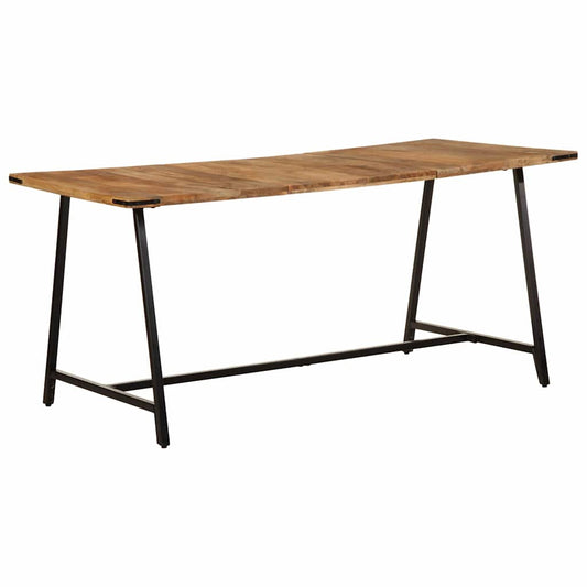 Mesa De Comedor Madera Maciza De Mango