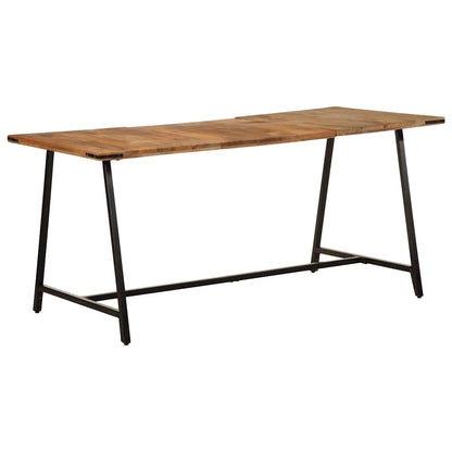 Mesa De Comedor Madera Maciza De Mango