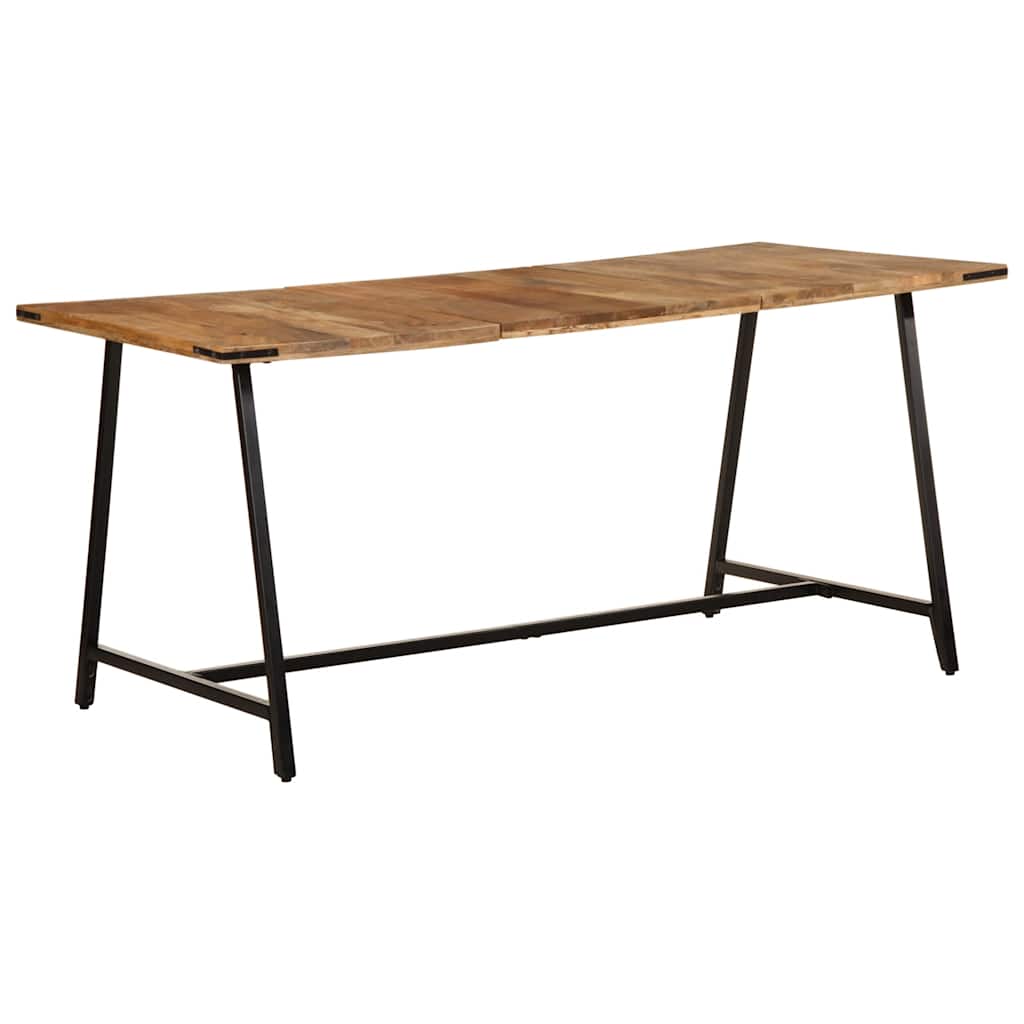 Mesa De Comedor Madera Maciza De Mango