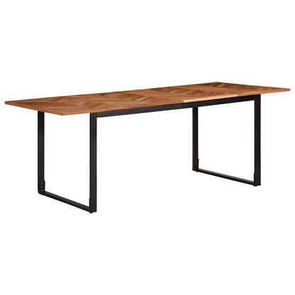 Mesa De Comedor Madera Maciza Acacia