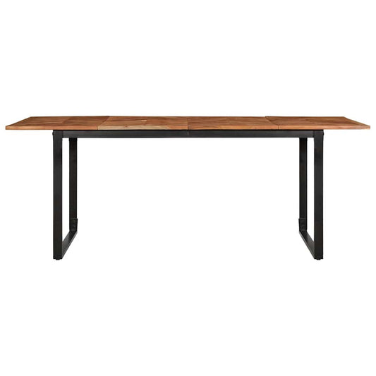 Mesa De Comedor Madera Maciza Acacia