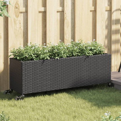 Jardineras Con 3 Maceteros 2 Uds Ratán Pe