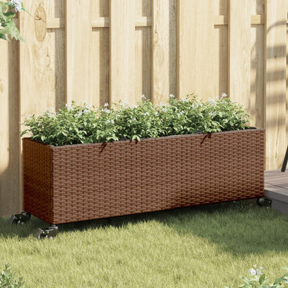 Jardineras Con 3 Maceteros 2 Uds Ratán Pe