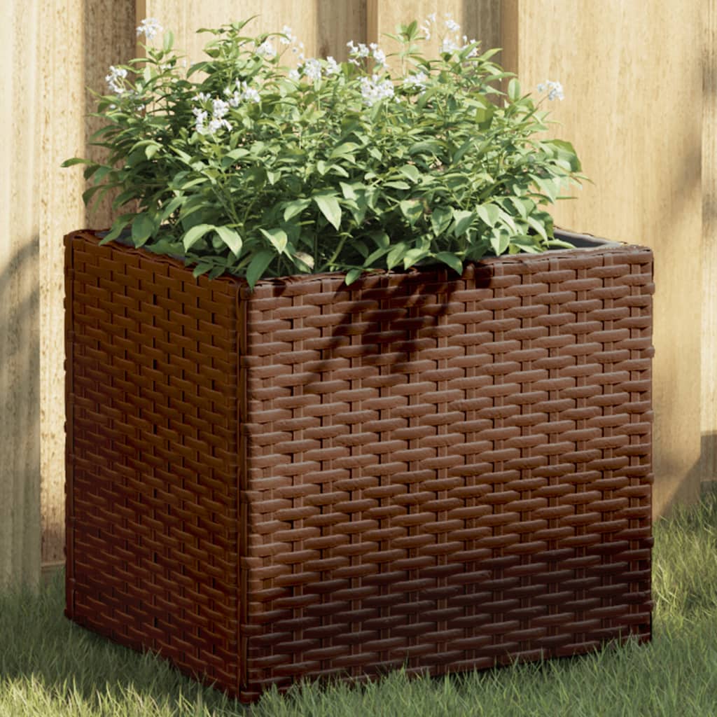 Jardineras Con 3 Maceteros 2 Uds Ratán Pe