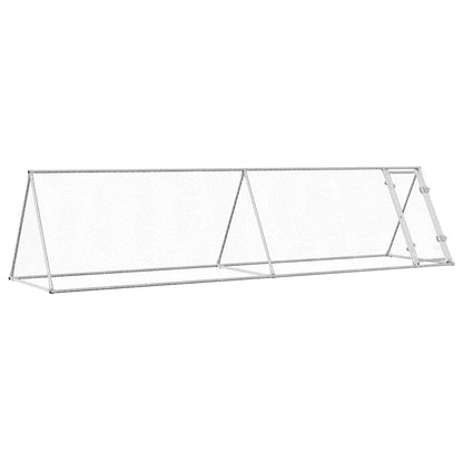 Jaula Para Gallinas Acero Galvanizado Plateado