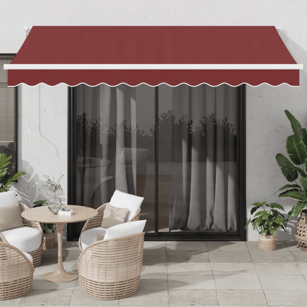 Toldo Retráctil Manual Con Led