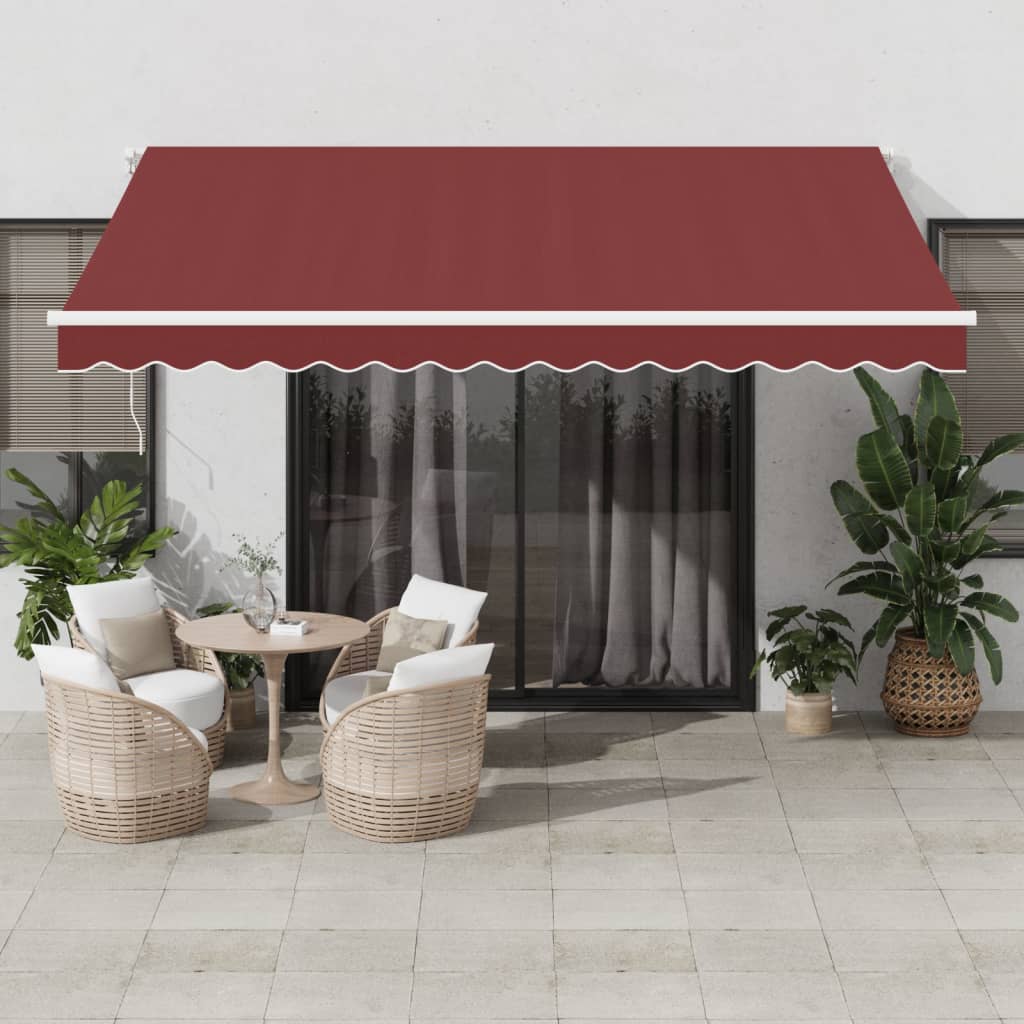 Toldo Retráctil Manual Con Led