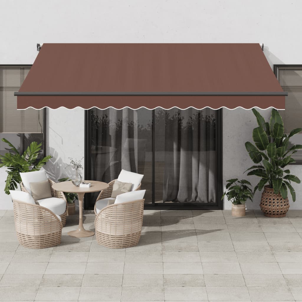 Toldo Retráctil Automático Gris