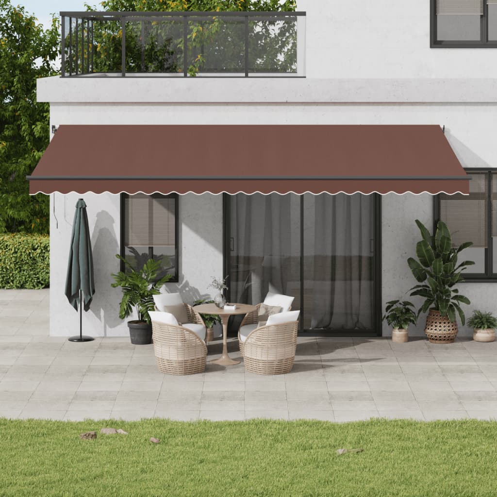 Toldo Retráctil Automático Gris