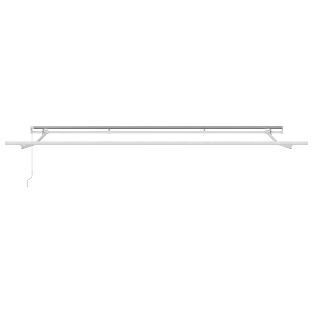 Toldo Retráctil Manual Marrón 500X300 Cm