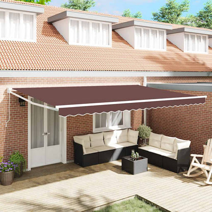 Toldo Retráctil Aluminio Y Tela Gris Antracita