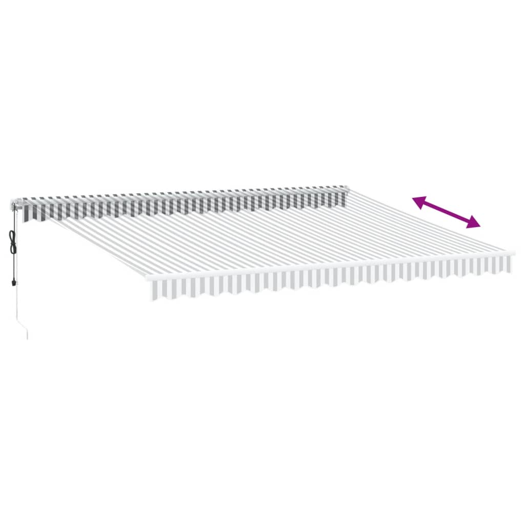 Toldo Retráctil Automático Gris