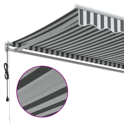 Toldo Retráctil Automático Gris