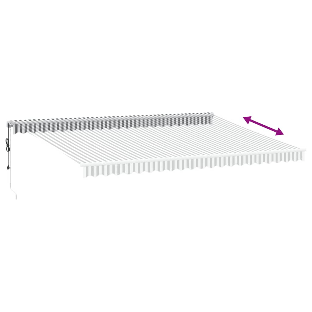 Toldo Retráctil Automático Gris