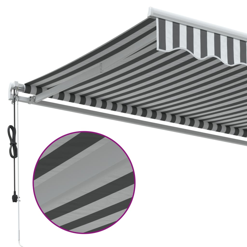 Toldo Retráctil Automático Gris