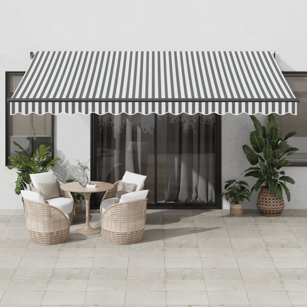 Toldo Retráctil Automático Gris